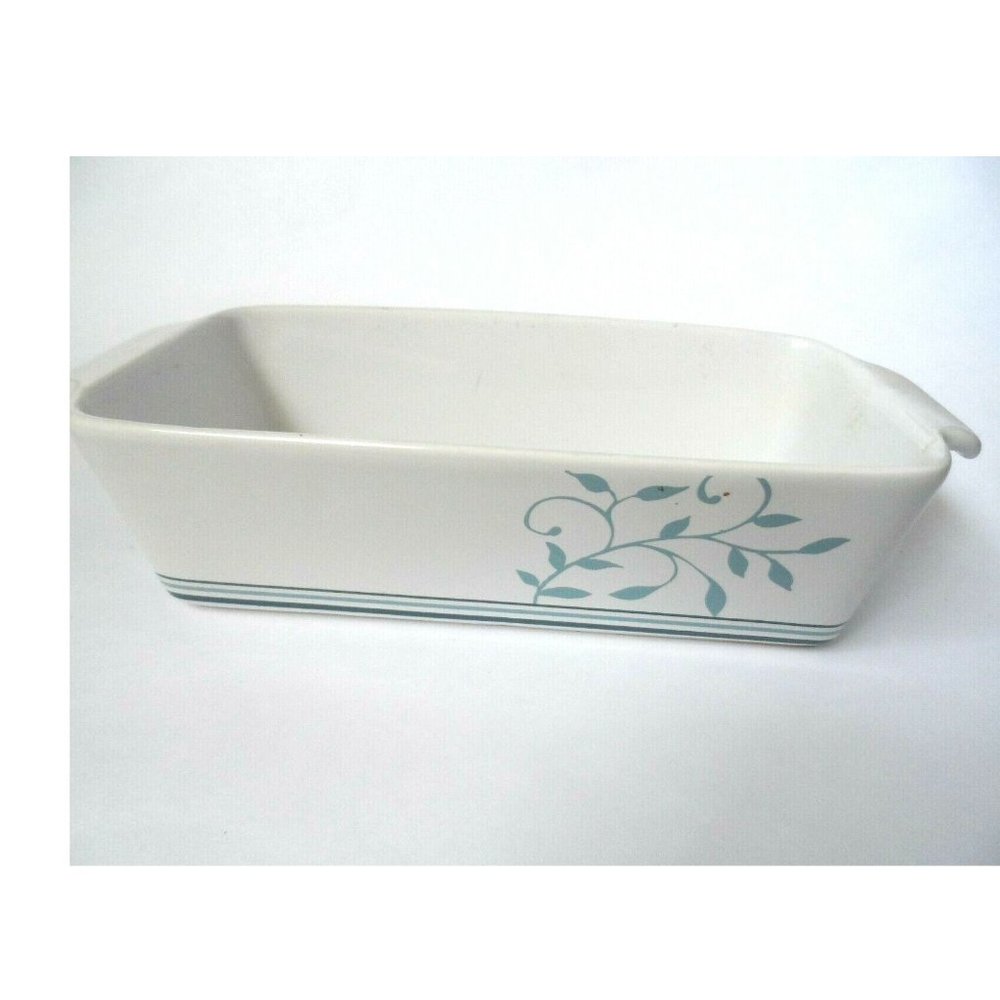 Essential Home 1.5 qt. Ceramic Loaf Pan, Dimensions on the Label: 12" x 3"